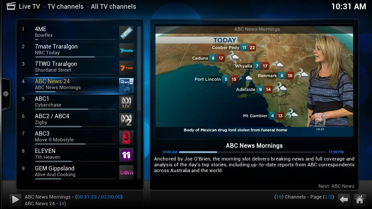 Xbmc addons